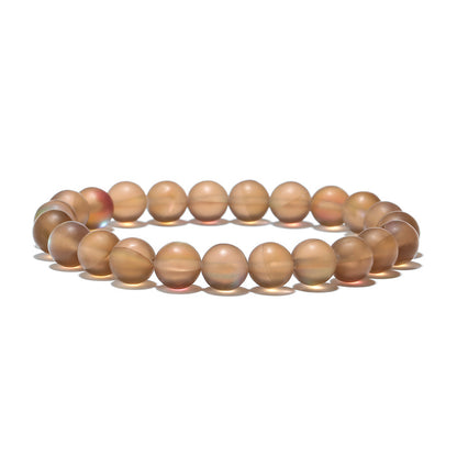 Simple Style Multicolor Moonstone Beaded Bracelets