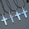 Fashion Cross Natural Stone Polishing Jewelry Accessories 1 Piece