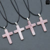 Fashion Cross Natural Stone Polishing Jewelry Accessories 1 Piece