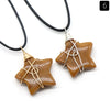 Retro Pentagram Natural Stone Jewelry Accessories 1 Piece