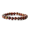 Retro Round Beaded Natural Stone Bracelets