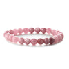 Retro Round Beaded Natural Stone Unisex Bracelets 1 Piece