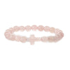 Retro Cross Beaded Natural Stone Bracelets