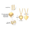 Simple Style Heart Shape Stainless Steel Plating Zircon Pendant Necklace 1 Piece