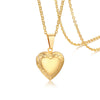 Simple Style Heart Shape Stainless Steel Plating Zircon Pendant Necklace 1 Piece