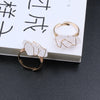 Fashion Irregular Natural Stone Open Ring 1 Piece