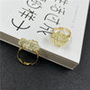 Fashion Irregular Natural Stone Open Ring 1 Piece