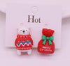 Fashion Santa Claus Plastic Resin Girl's Ear Clips 1 Pair