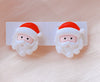 Fashion Santa Claus Plastic Resin Girl's Ear Clips 1 Pair