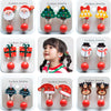 Fashion Christmas Tree Santa Claus Plastic Resin Girl's Drop Earrings Ear Clips 1 Pair