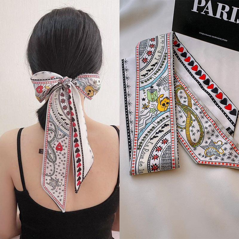 Fashion Flower Cloth Printing Hair Band 1 Piece