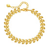 Ig Style Grain Copper Plating 18k Gold Plated Bracelets