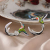 Cute Bird Copper Plating Earrings 1 Pair