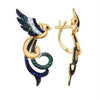 Cute Bird Copper Plating Earrings 1 Pair