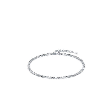 Simple Style Solid Color Silver Plating Bracelets 1 Piece