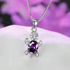 Cute Tortoise Alloy Plating Inlay Rhinestones Women's Pendant Necklace 1 Piece