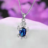 Cute Tortoise Alloy Plating Inlay Rhinestones Women's Pendant Necklace 1 Piece