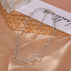 Hip-hop Geometric Alloy Plating Women's Necklace