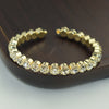 Luxurious Round Rhinestone Women's Bangle