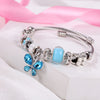 Fashion Animal Butterfly Metal Plating Rhinestones Women's Bangle 1 Piece