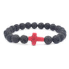 Ethnic Style Cross Stone Beaded Bracelets