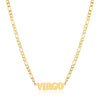 Simple Style Letter Stainless Steel Gold Plated Necklace
