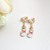 Fashion Bell Elk Alloy Christmas Girl's Ear Clips 1 Pair