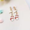 Fashion Bell Elk Alloy Christmas Girl's Ear Clips 1 Pair