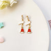 Fashion Bell Elk Alloy Christmas Girl's Ear Clips 1 Pair