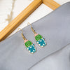 1 Pair Fashion Fruit Cat Mushroom Enamel Alloy Drop Earrings