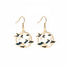 1 Pair Fashion Fruit Cat Mushroom Enamel Alloy Drop Earrings