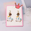 Cartoon Style Rainbow Unicorn Alloy Girl's Ear Clips 1 Pair