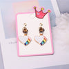 Cartoon Style Rainbow Unicorn Alloy Girl's Ear Clips 1 Pair