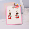 Cartoon Style Rainbow Unicorn Alloy Girl's Ear Clips 1 Pair