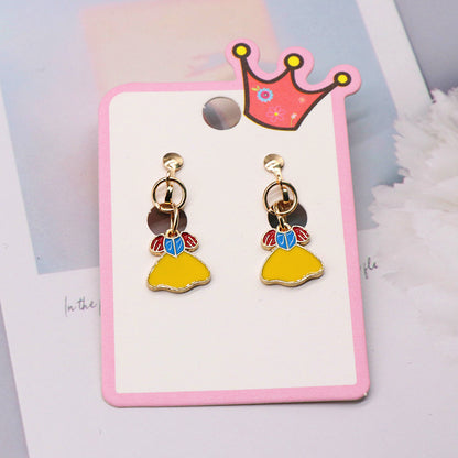 Cartoon Style Rainbow Unicorn Alloy Girl's Ear Clips 1 Pair