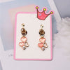 Cartoon Style Rainbow Unicorn Alloy Girl's Ear Clips 1 Pair