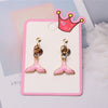 Cartoon Style Rainbow Unicorn Alloy Girl's Ear Clips 1 Pair