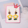 Cartoon Style Rainbow Unicorn Alloy Girl's Ear Clips 1 Pair