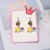 Cartoon Style Rainbow Unicorn Alloy Girl's Ear Clips 1 Pair