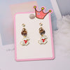 Cartoon Style Rainbow Unicorn Alloy Girl's Ear Clips 1 Pair