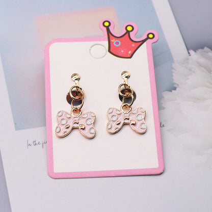 Cartoon Style Rainbow Unicorn Alloy Girl's Ear Clips 1 Pair