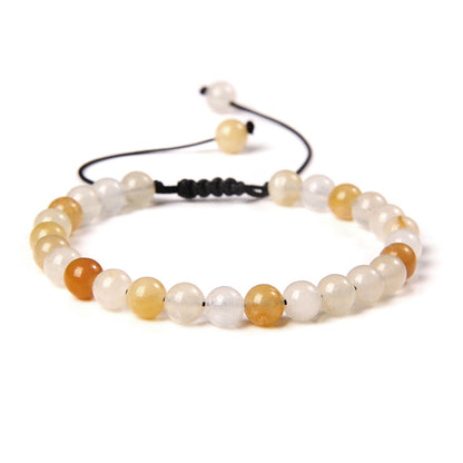 Fashion Crack Natural Stone Crystal Beaded Bracelets