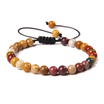 Fashion Crack Natural Stone Crystal Beaded Bracelets