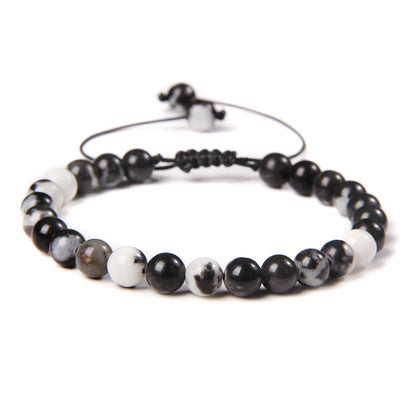 Fashion Crack Natural Stone Crystal Beaded Bracelets