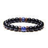 Simple Style Geometric Natural Stone Beaded Bracelets 1 Piece