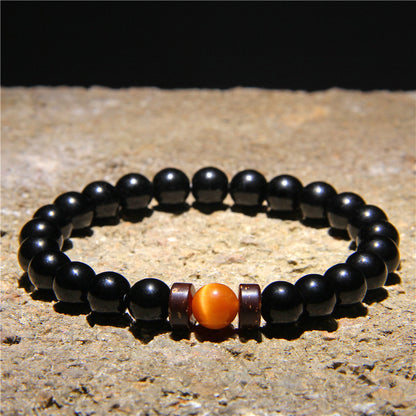 Simple Style Geometric Natural Stone Beaded Bracelets 1 Piece