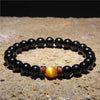 Simple Style Geometric Natural Stone Beaded Bracelets 1 Piece