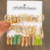 Simple Style Geometric Metal Plating Women's Earrings 1 Set