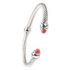 Fashion C Shape Stainless Steel Plating Bangle