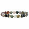 Retro Round Natural Stone Beaded Bracelets 1 Piece